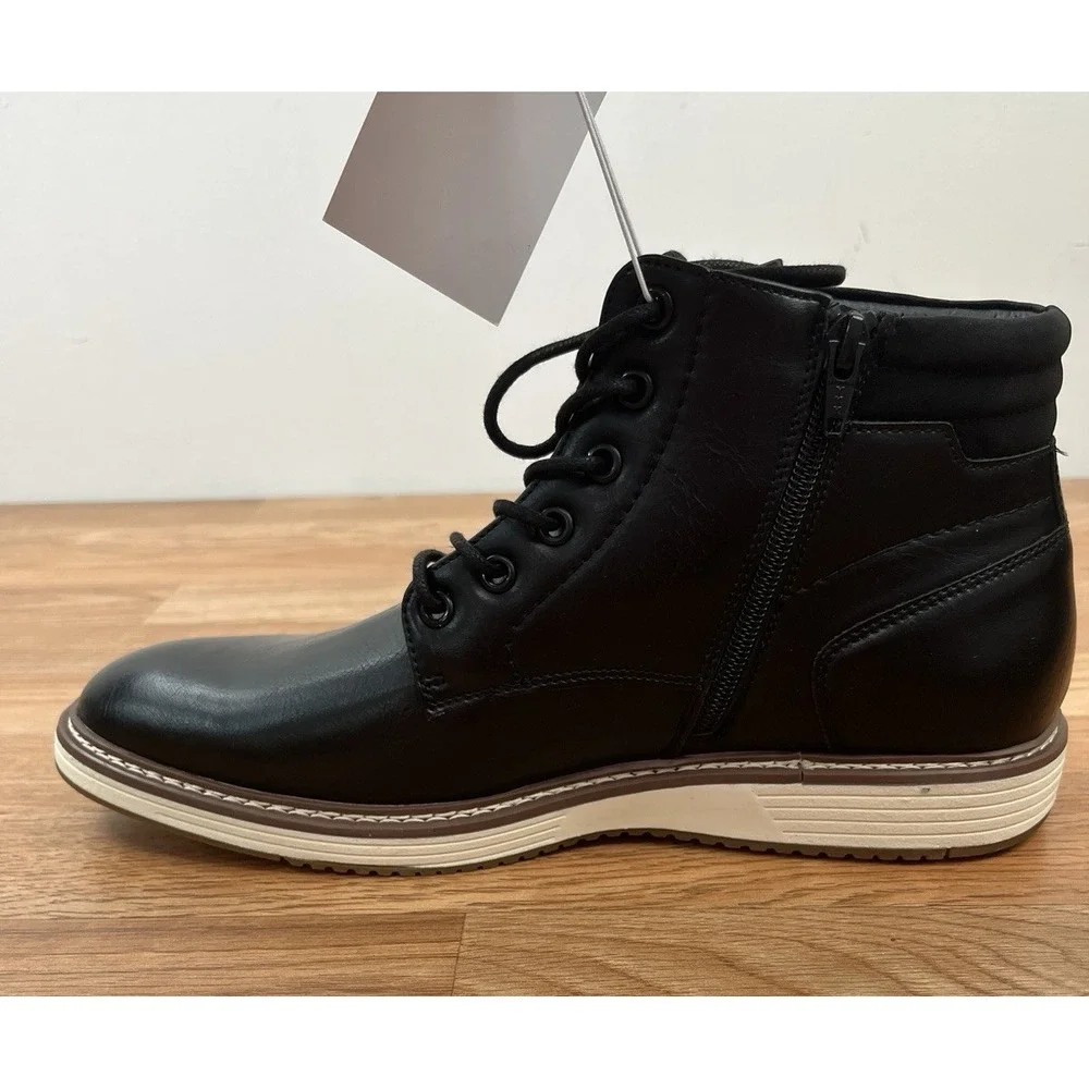 Steve Madden Jelen Chukka Ankle Boots Black Size‎ 9.5 Mens NEW